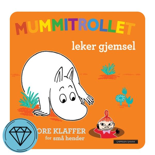 Mummitrollet leker gjemsel 