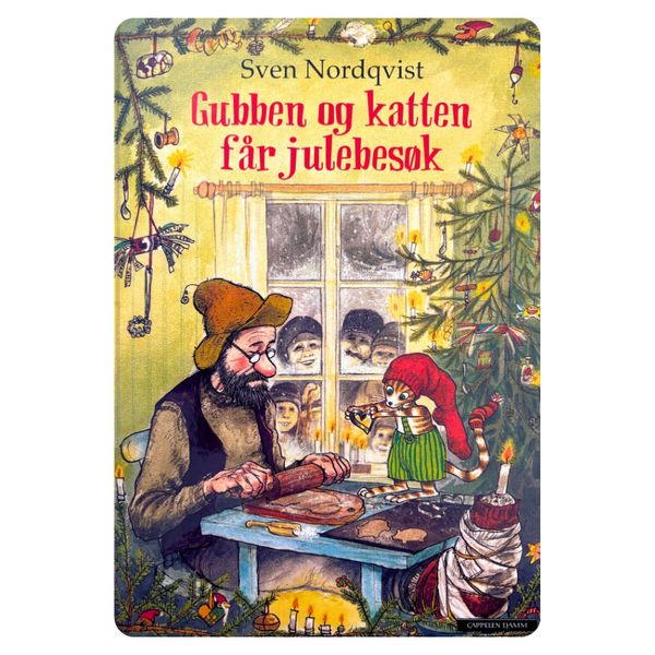Gubben og katten får julebesøk 